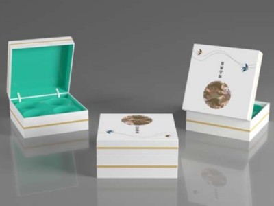 自帶奢華感的燕窩包裝盒，光看包裝就垂涎欲滴了